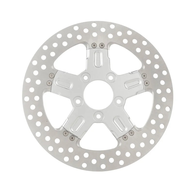 Performance Machine Disc/Carr 11.8 Formula Fr - Chrome - Side View