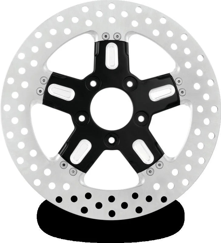 Performance Machine Disc/Carr 11.8 Formula Rr - Contrast Cut Platinum - Side View