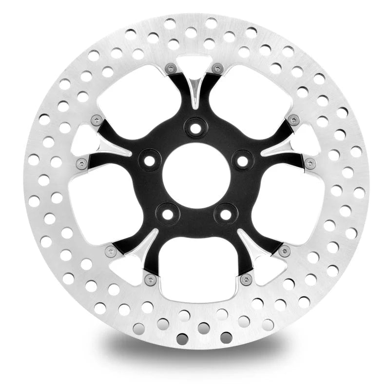 Performance Machine Disc/Carr 11.8 Galaxy Fr Left - Contrast Cut Platinum - Side View