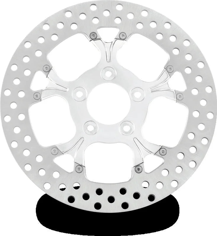 Performance Machine Disc/Carr 11.8 Galaxy Rr Right - Chrome - Side View