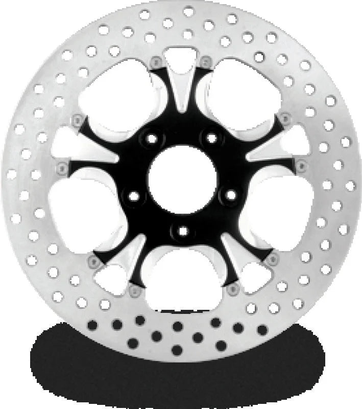 Performance Machine Disc/Carr 11.8 Gatlin Rr - Contrast Cut Platinum - Side View