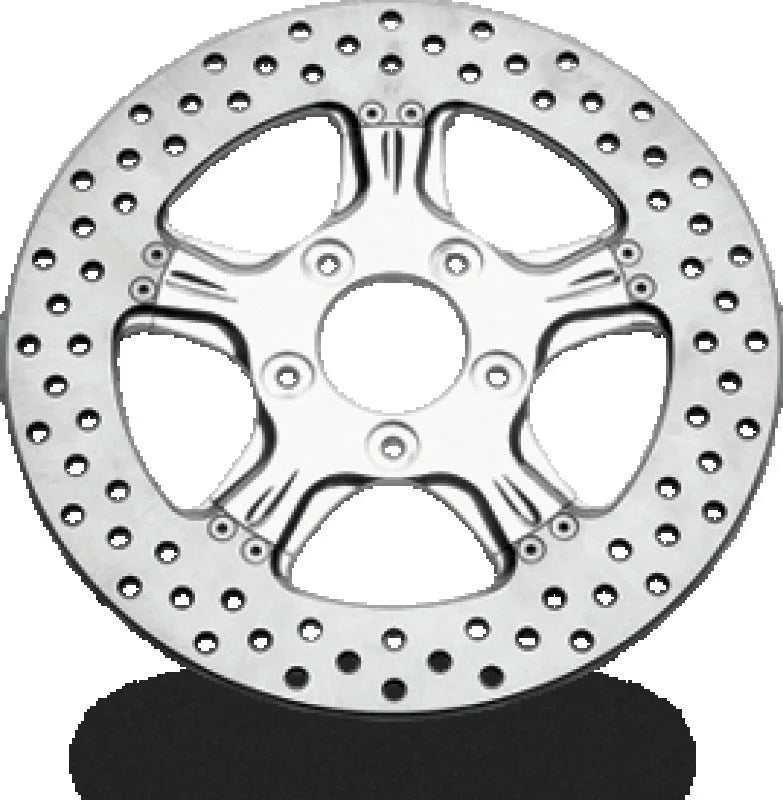 Performance Machine Disc/Carr 11.8 Wrath Fr - Chrome