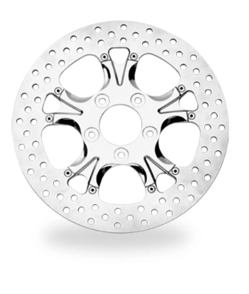 Performance Machine Disc/Carr 11.8in Gatlin Fr Lt - Chrome - Main Product View
