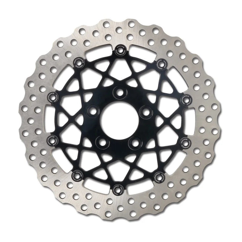 Performance Machine Disc/Carr Speedstar 11.5in x .20 FF No O/S Rr - Black Ano - Main Product View