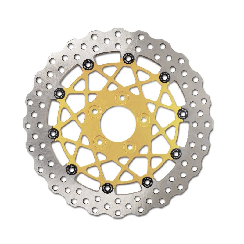 Performance Machine Disc/Carr Speedstar 11.8in x .20 FF No O/S Rr - Gold Ano - Main Product View