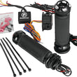 Load image into Gallery viewer, Performance Machine FLHX Cable Apex Heated Grips - Contrast Cut - Main Product View