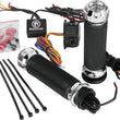 Load image into Gallery viewer, Performance Machine FLHX TBW Apex Heated Grips - Chrome - Main Product View