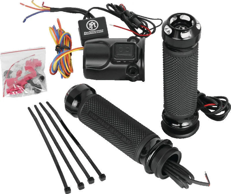Performance Machine FLTRX TBW Heated Grips Apex - Contrast Cut - Main Product View