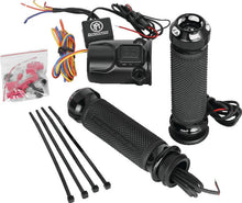 Load image into Gallery viewer, Performance Machine FLTRX TBW Heated Grips Apex - Contrast Cut - Main Product View