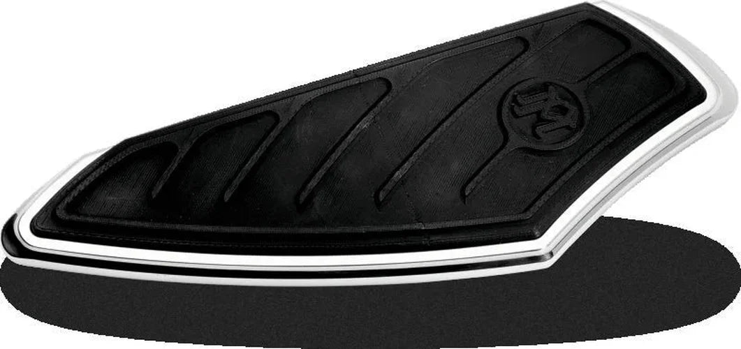 Performance Machine Floorboard Assembly Driver Contour - Chrome - Side View