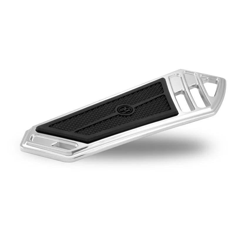 Performance Machine Floorboard Assembly Driver Superlight - Chrome - Side View