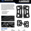 Load image into Gallery viewer, Performance Machine Floorboard Assembly Passenger Drifter - Black Ops - Side View