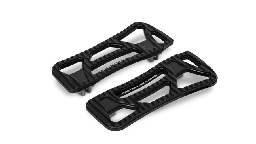Performance Machine Floorboard Assembly Rider Drifter - Black Ops - Side View