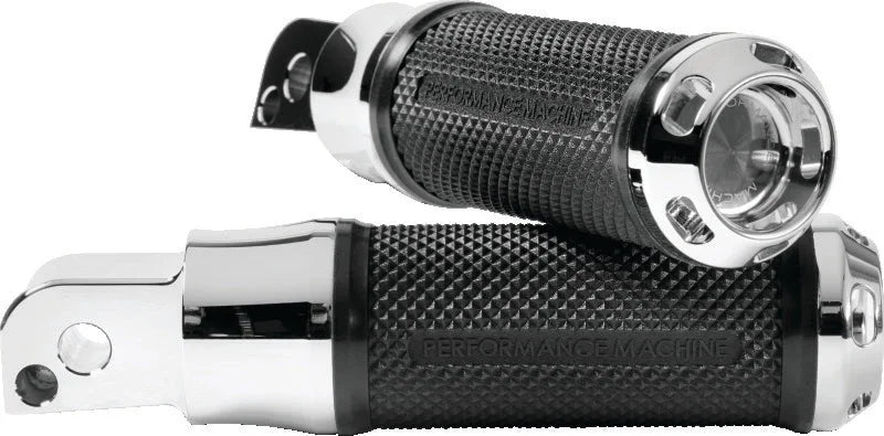 Performance Machine Footpegs Apex Passenger - Chrome - Main Product View
