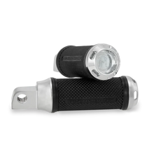 Load image into Gallery viewer, Performance Machine Footpegs Apex Passenger - Chrome - Side View