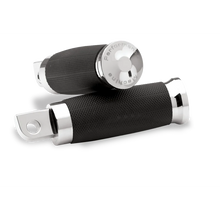 Load image into Gallery viewer, Performance Machine Footpegs Contour - Chrome - Side View