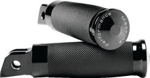 Load image into Gallery viewer, Performance Machine Footpegs ContourRider - Black Ano - Side View