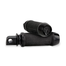 Load image into Gallery viewer, Performance Machine Footpegs Elite - Black Ano - Main Product View