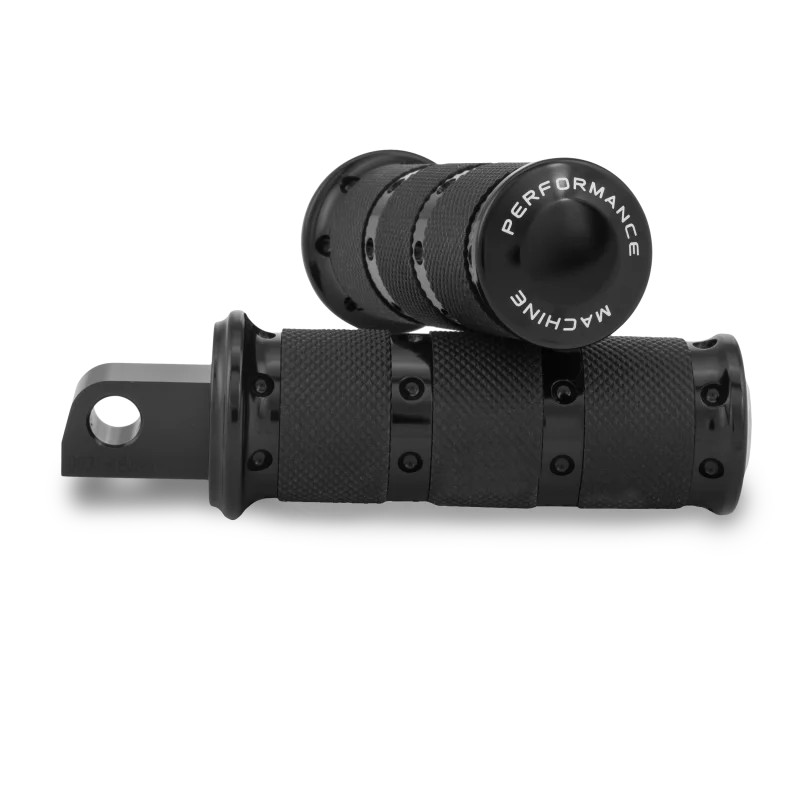Performance Machine Footpegs XLS Passenger - Black Ano - Main Product View