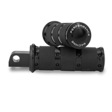 Load image into Gallery viewer, Performance Machine Footpegs XLS Passenger - Black Ano - Main Product View