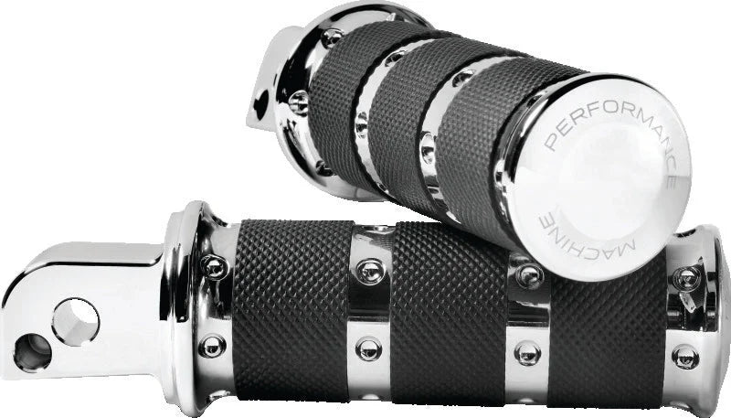 Performance Machine Footpegs XLS Passenger - Chrome - Side View