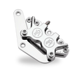 Load image into Gallery viewer, Performance Machine Front Single Brake-Chrome - Chrome - Main Product View