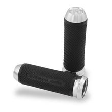 Load image into Gallery viewer, Performance Machine Handle Grip Set - Elite Cable - Chrome - Side View