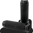 Load image into Gallery viewer, Performance Machine Handle Grip Set - Elite TBW - Black Ano - Side View