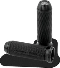 Load image into Gallery viewer, Performance Machine Handle Grip Set - Elite TBW - Black Ano - Side View