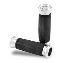 Load image into Gallery viewer, Performance Machine Handle Grip Set Overdrive - Chrome - Main Product View