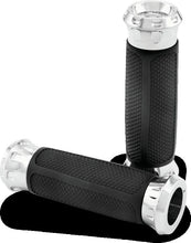 Load image into Gallery viewer, Performance Machine Handle Grip Set Overdrive - Chrome - Side View
