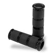 Load image into Gallery viewer, Performance Machine Handle Grip Set- XL Rubber 2K7 - Black Ano - Side View