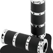Load image into Gallery viewer, Performance Machine Handle Grip Set- XL Rubber 2K8 - Chrome - Side View