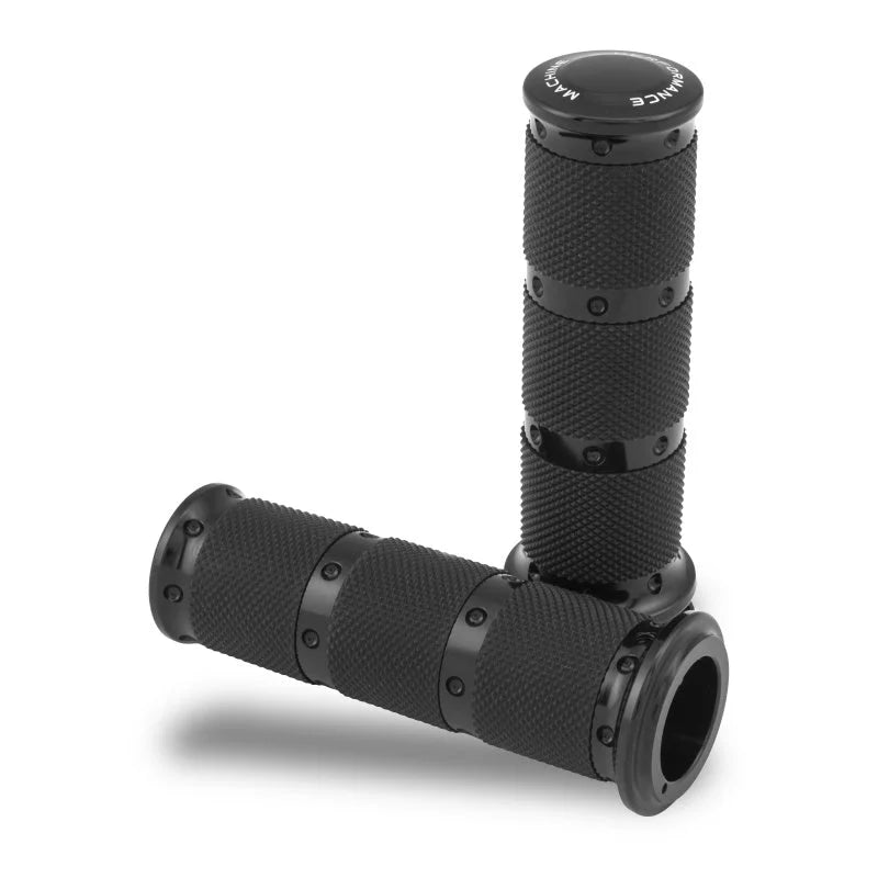 Performance Machine Handle Grip Set XLS - Black Ano - Side View