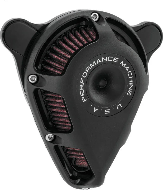 Performance Machine Jet Air Cleaner - Black Ops - Side View
