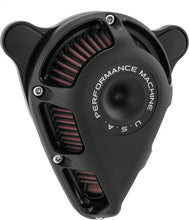 Load image into Gallery viewer, Performance Machine Jet Air Cleaner - Black Ops - Side View