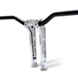 Load image into Gallery viewer, Performance Machine Phatbar H-Bar Assy, 11-1/2in Riser, 1-1/4in Bar, Int Wire, Gauge Mnt - Chrome