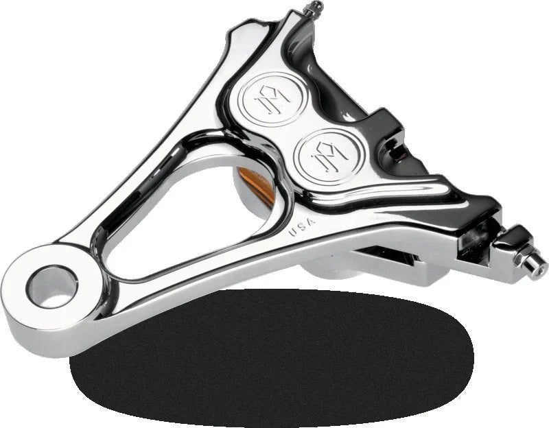 Performance Machine Rear Brake 1 Pc 125x4R - Chrome - Main Product View