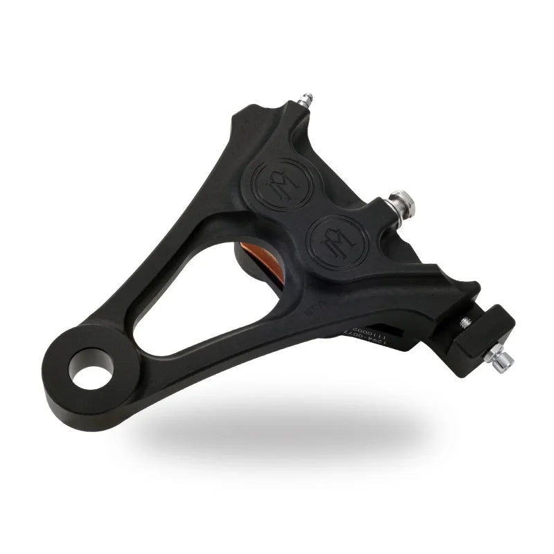 Performance Machine Rear Brake 1 Pc 125x4R - Chrome - Side View