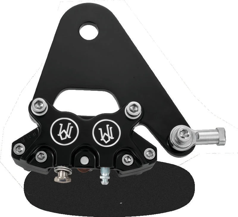 Performance Machine Rear Brake 125x4R x 11.5in Dsc - Contrast Cut - Side View