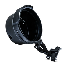 Load image into Gallery viewer, Performance Machine Round Gauge Relocation Kit - Black Ops - Side View
