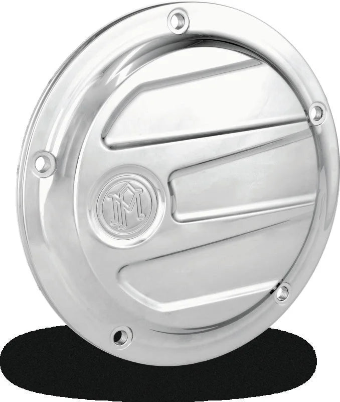 Performance Machine Scallop Derby Cover - Chrome - Main Product View
