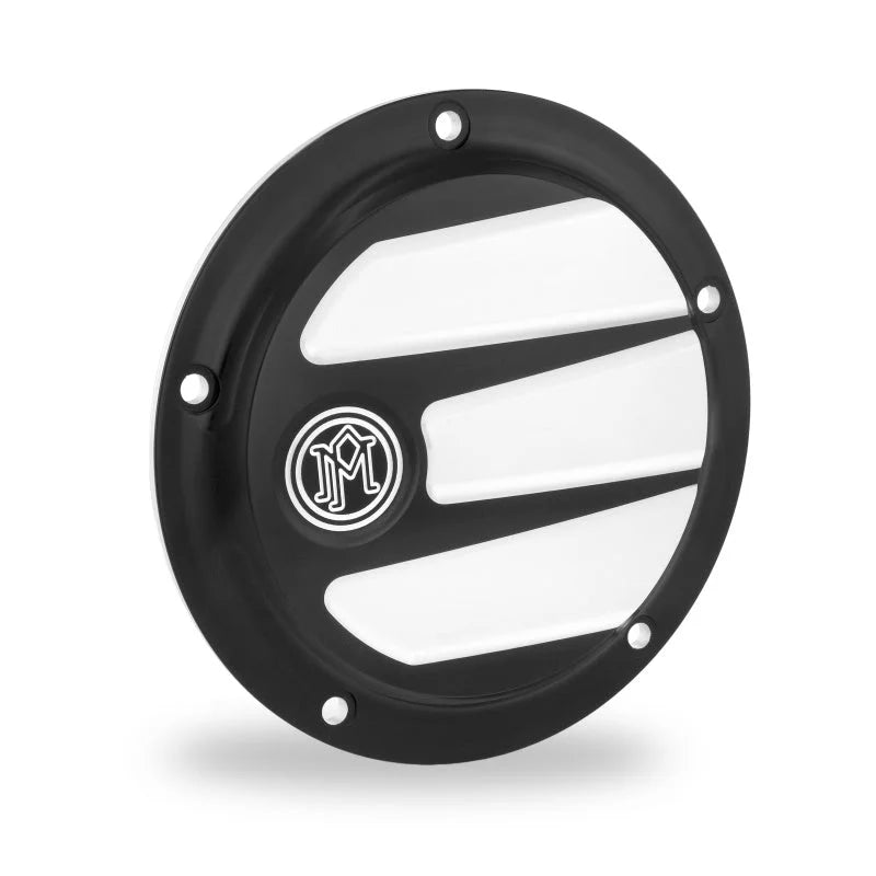 Performance Machine Scallop Derby Cover - Contrast Cut Platinum - Side View