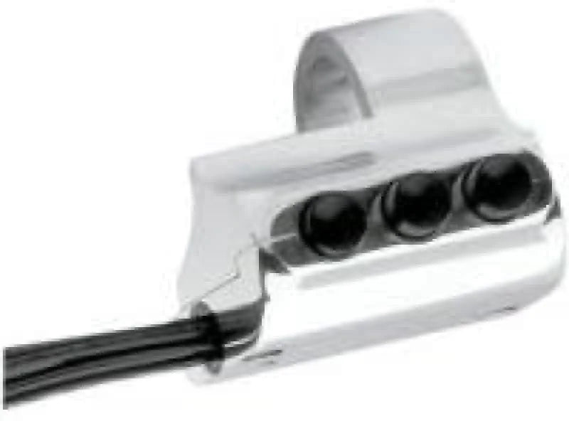 Performance Machine Switch Assy 3 Button Left Sd - Chrome - Side View
