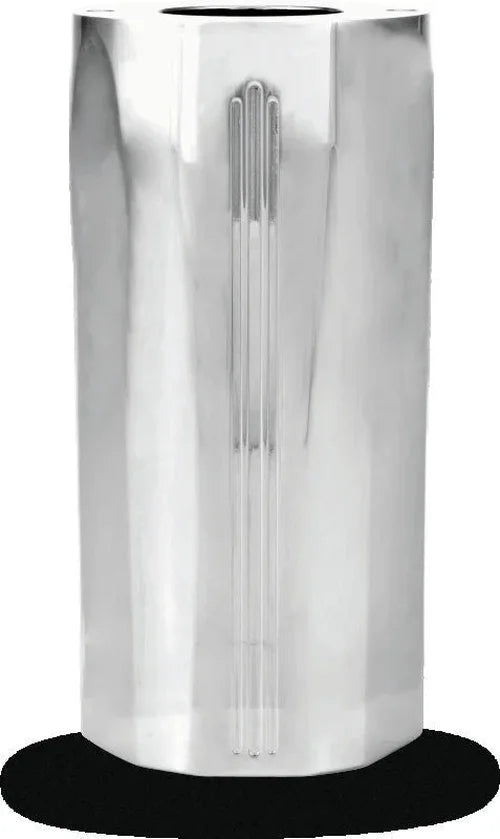 Performance Machine  Tech Slider Cover Set - Chrome - Side View