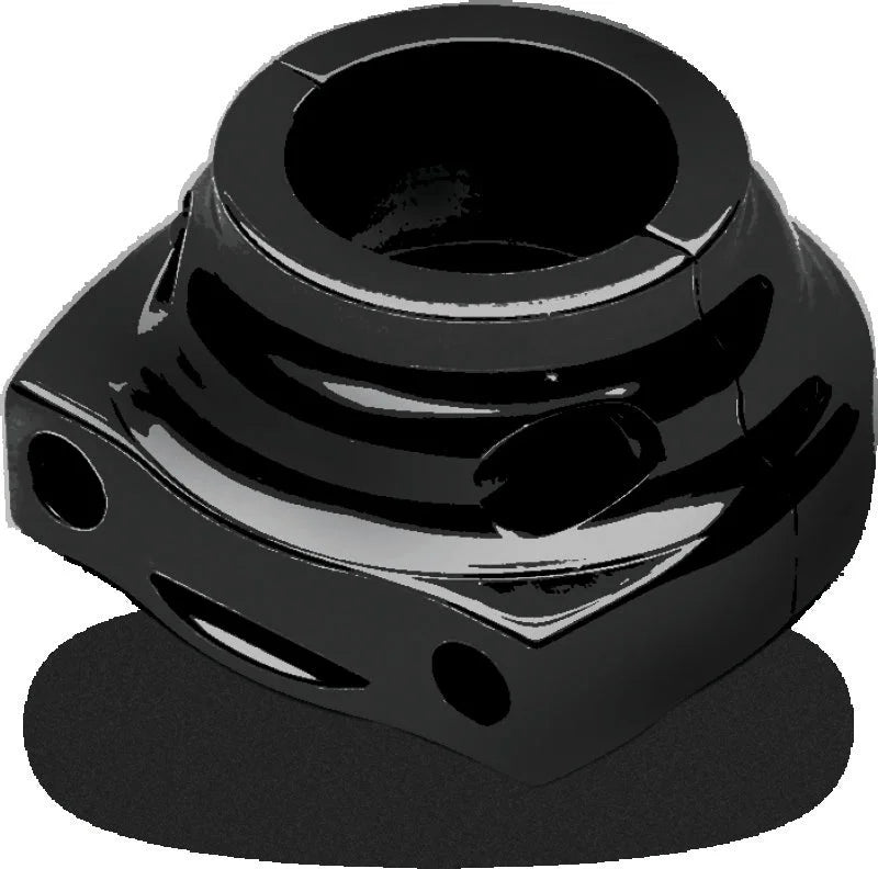 Performance Machine Throttle Housing Assy - Black Ano - Side View