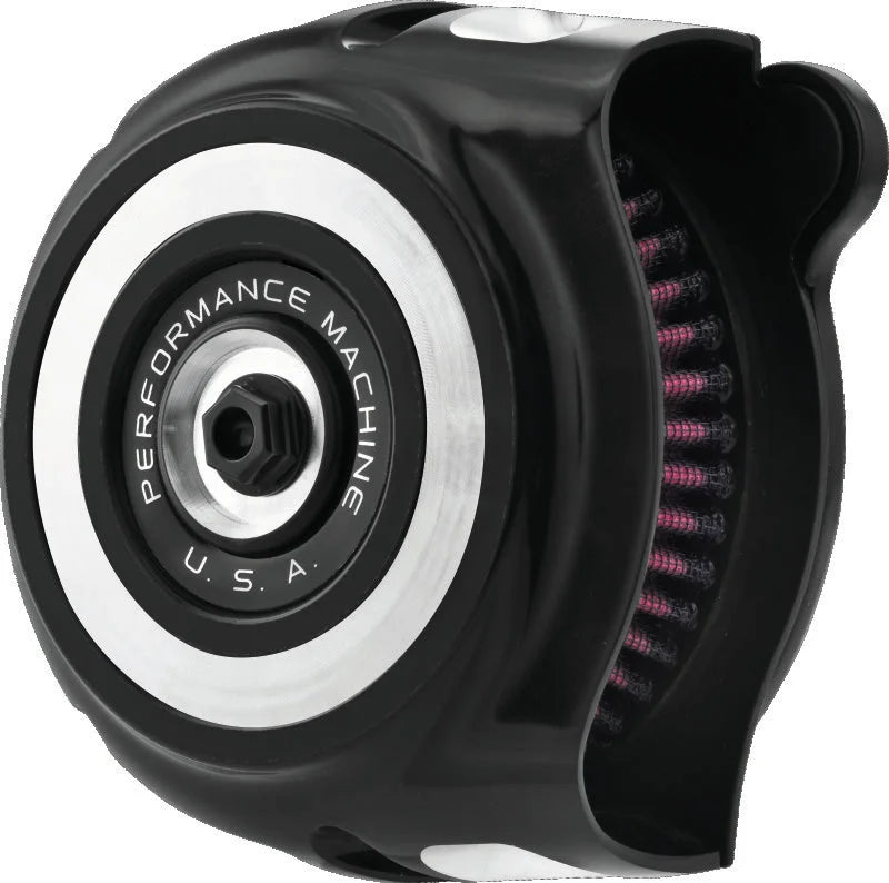 Performance Machine Vintage Air Cleaner  - Contrast Cut - Detail View