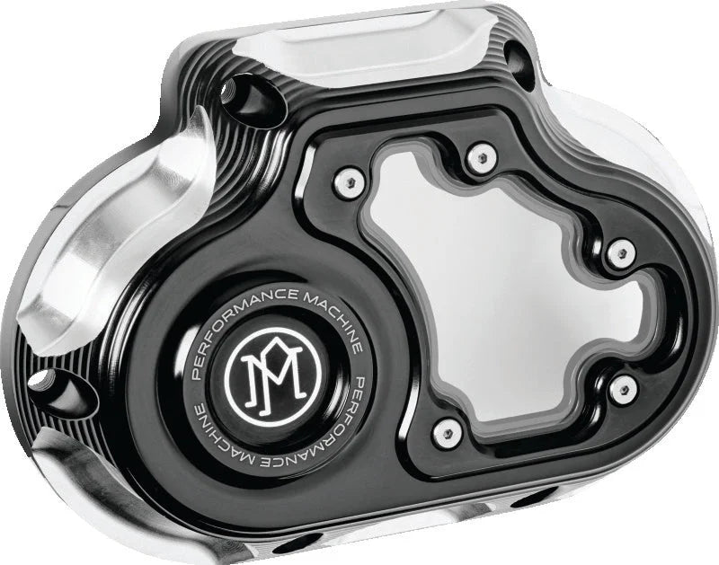 Performance Machine  Vision Clutch Cover W/Bezel  - Contrast Cut - Side View