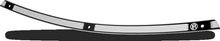 Load image into Gallery viewer, Performance Machine Windscreen Trim Assembly Merc - Contrast Cut - Side View
