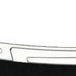 Load image into Gallery viewer, Performance Machine  Windscreen Trim Scallop - Chrome - Side View